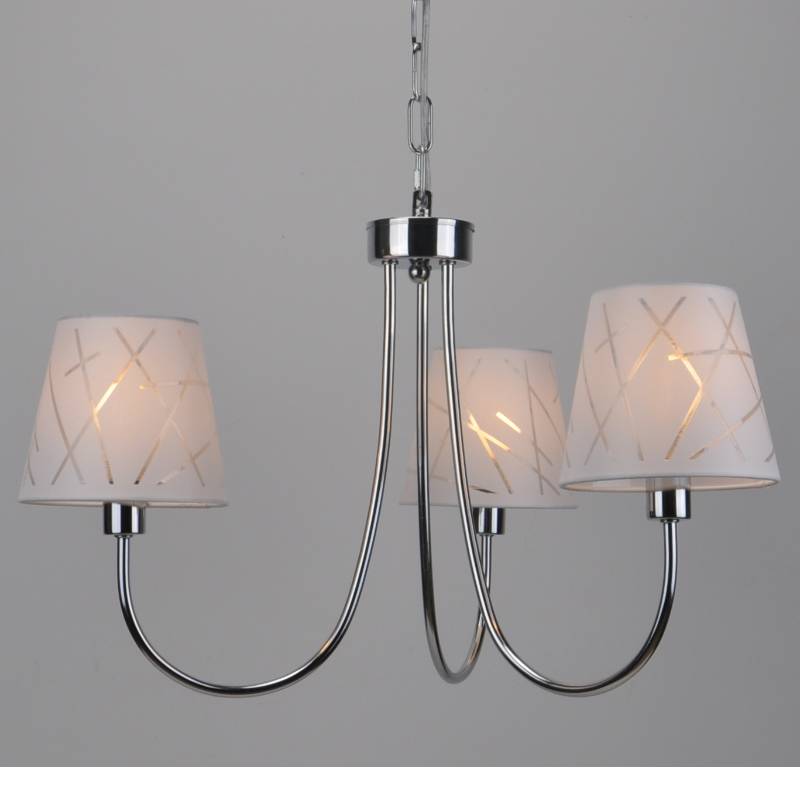 Pentant-lykta med 3pcs-tygsnyans