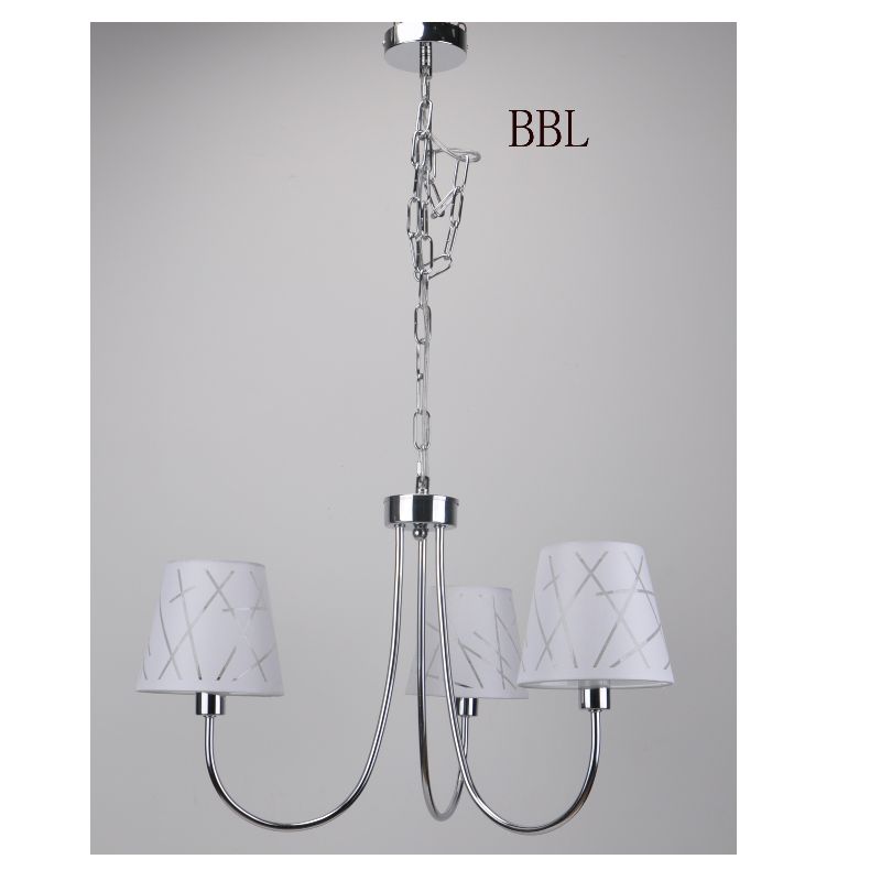 Pentant-lykta med 3pcs-tygsnyans