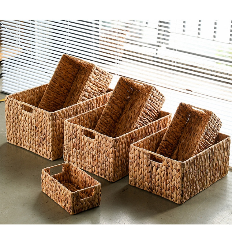 uppsättning av 3 Water Hyacinth Basket