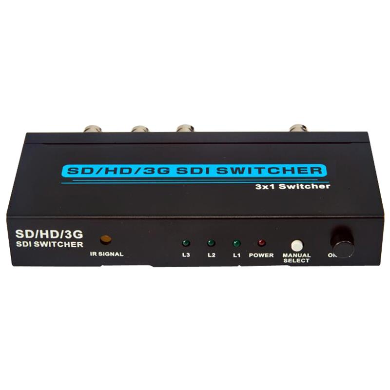 SD/HD/3G SDI 3x1 SWITCHER Stöd 1080P