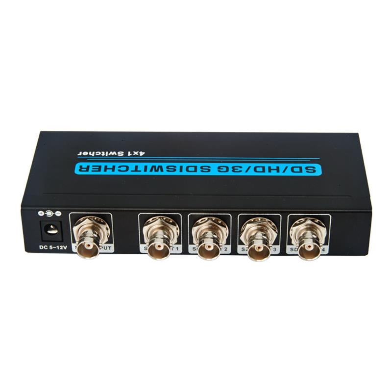 SD/HD/3G SDI 4x1 SWITCHER Stöd 1080P