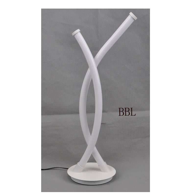 LED-bordslampa med akrylrör X utan skugga