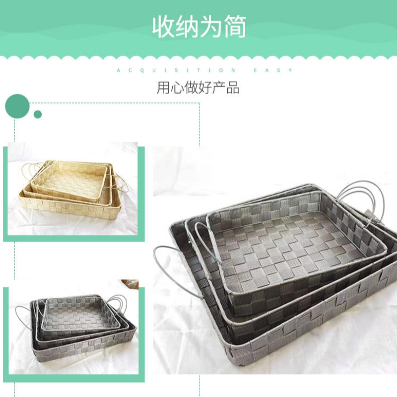 Handgjord förvaringsbricka i polypropen