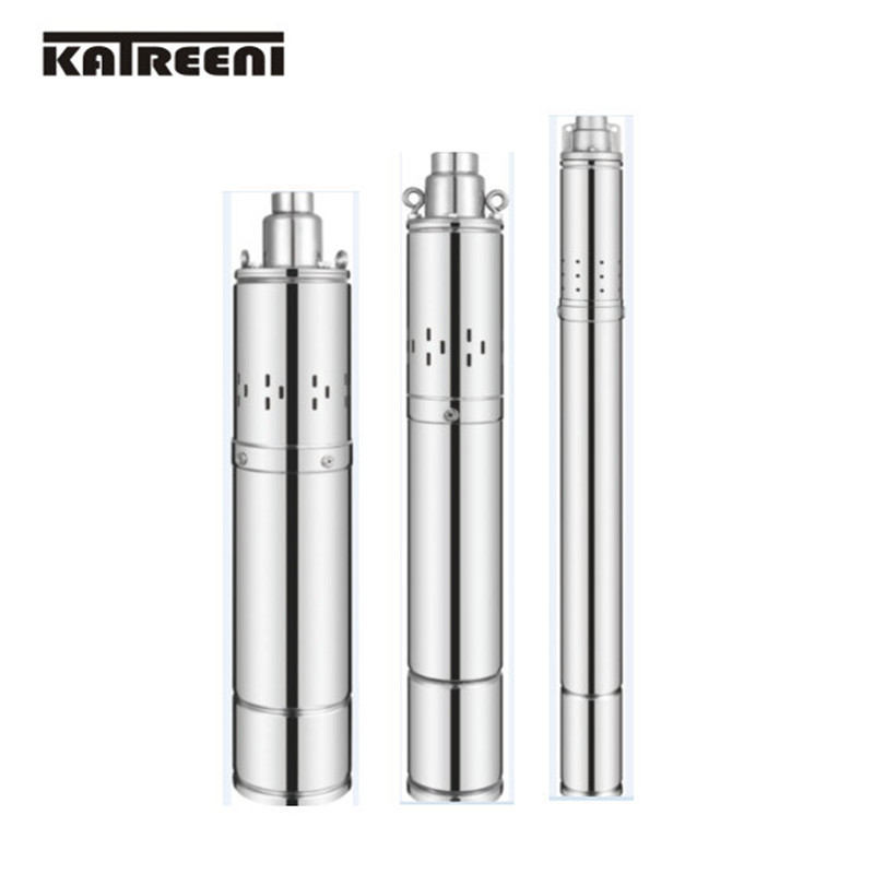 2-tums djupt brunnborrhåls nedsänkbar skruvvattenpump 2qgd för solpumpningssystem