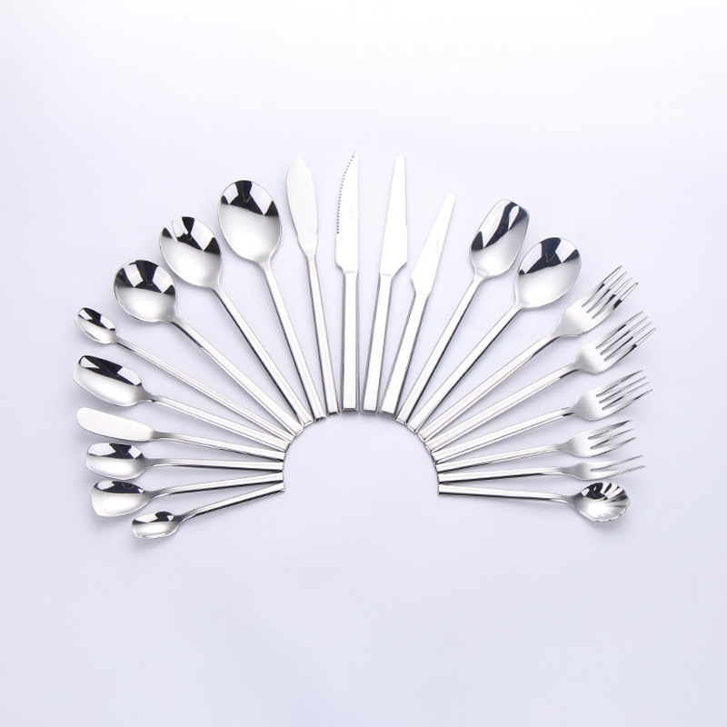 vackra designade 21pcs- metallbankettbestick