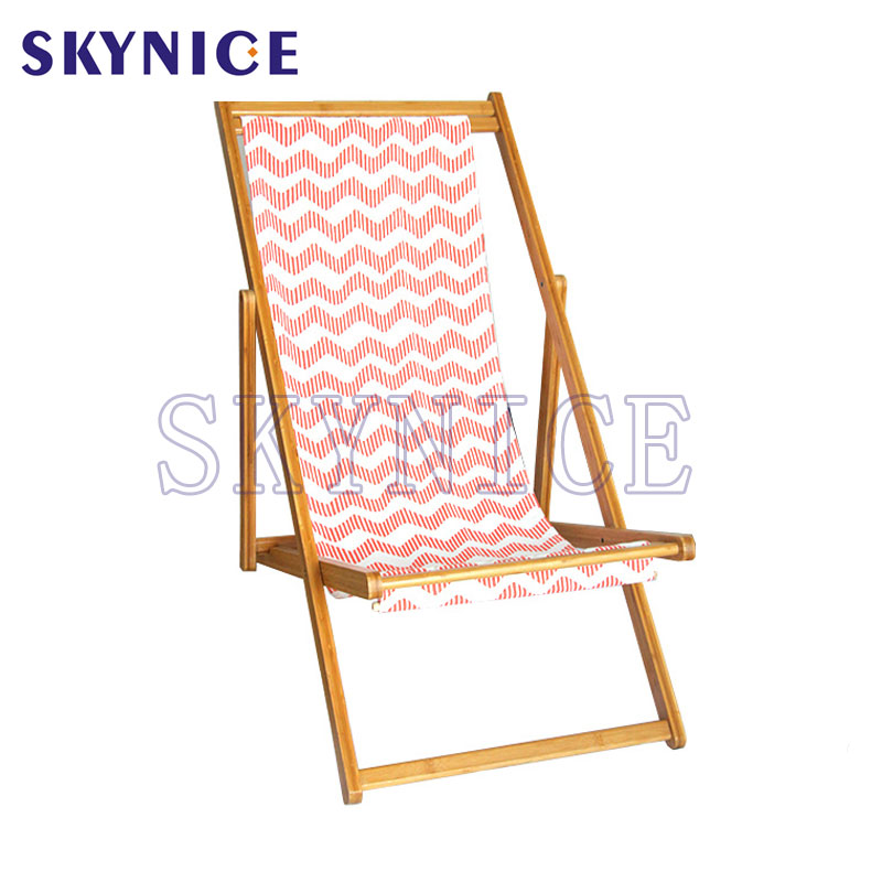 Ytterdörren Canvas Recline Sling Garden Paito Beach Stolar