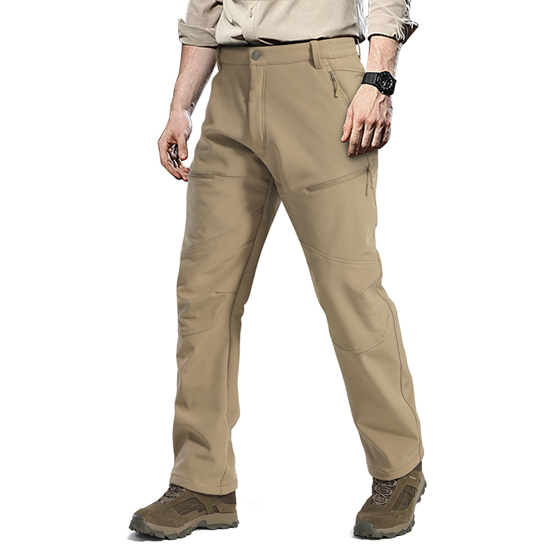 OEM Grossist Camping Fishing Fleece Outdoor Softshell Pants Trousers With Zipper Pocket, Treking Pants, Garment Manufacturer