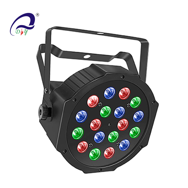 PL60 18pcs*1W RGB LED Slim Par Light för etappen