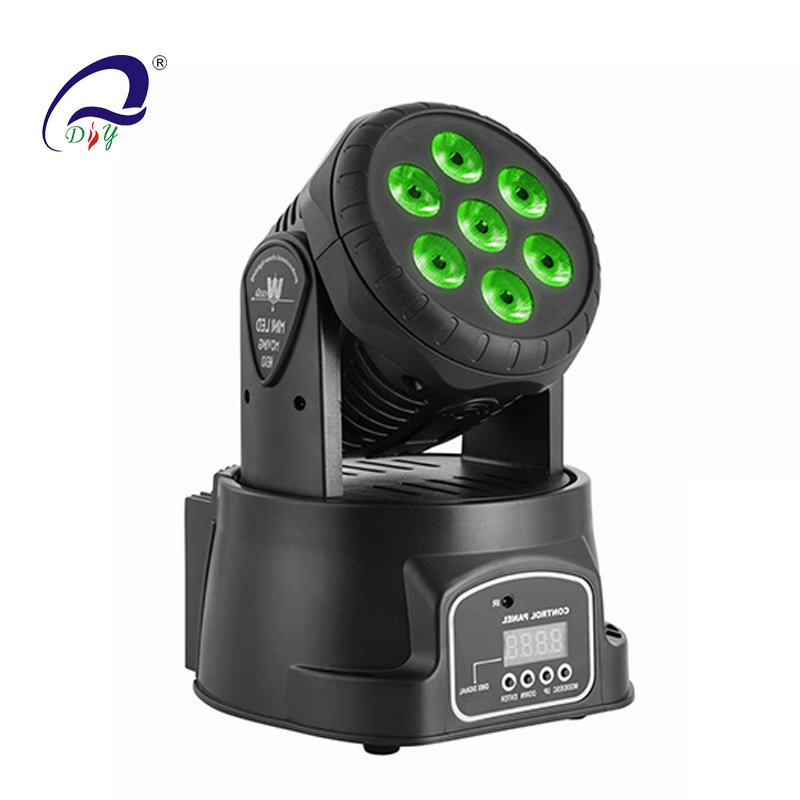 PL-14 7pcs*10W/15W LED Mini Flytande Wash Head Light