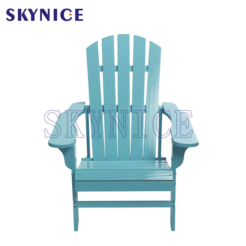 Simple Retro Outdoor Beach Garden Balcony Wood Adirondack Chair