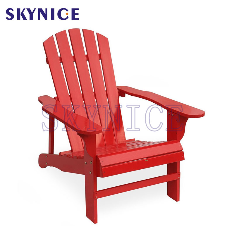 Yttre Modern Beach Wood Adirondack Stol