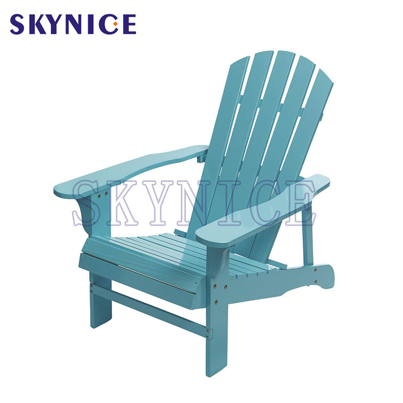 Naturlig färgutomhusstrand Wood Adirondack Chair