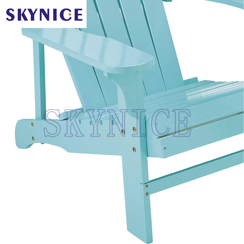 Naturlig färgutomhusstrand Wood Adirondack Chair