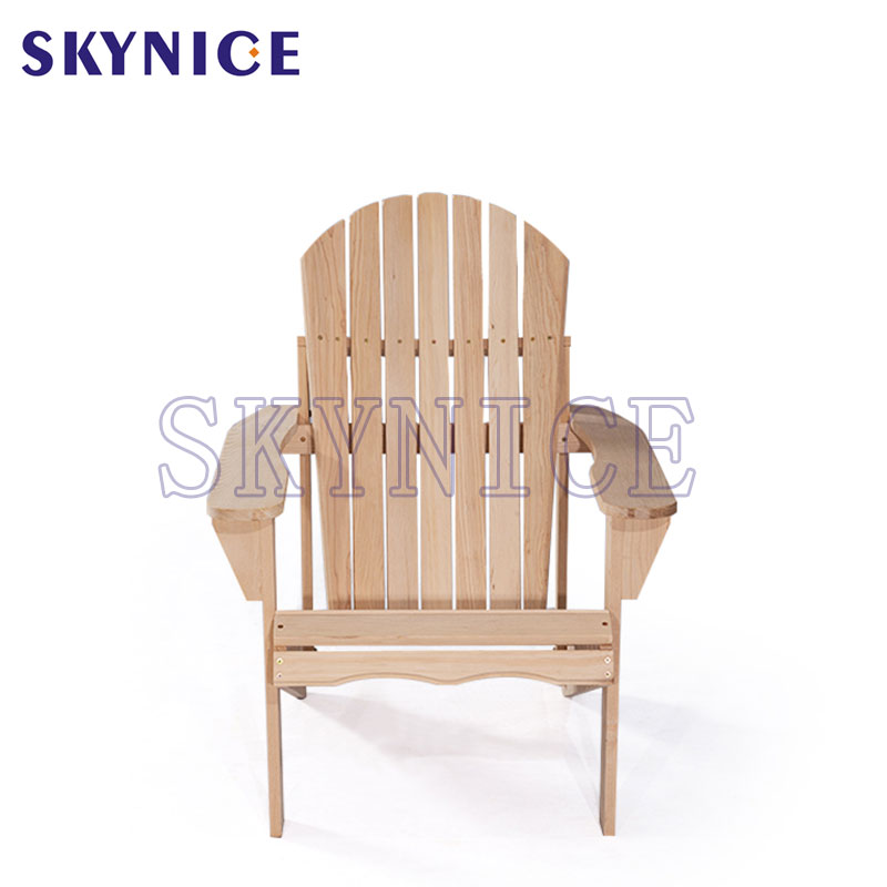 Outdoor Natural Fir Wood Rocking Chair Patio Deck Frog Stol