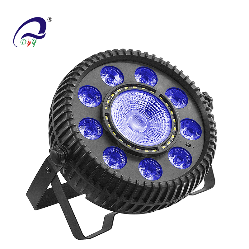 PL99H Mini 9PCS 4IN1/ 5IN1 LED COB Strobe Par Light For Wedding