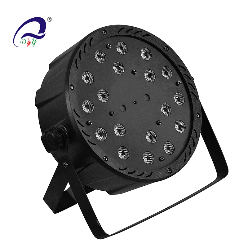 PL103 18PCS RGB LED Laser Par Scene Light för bröllop och fest