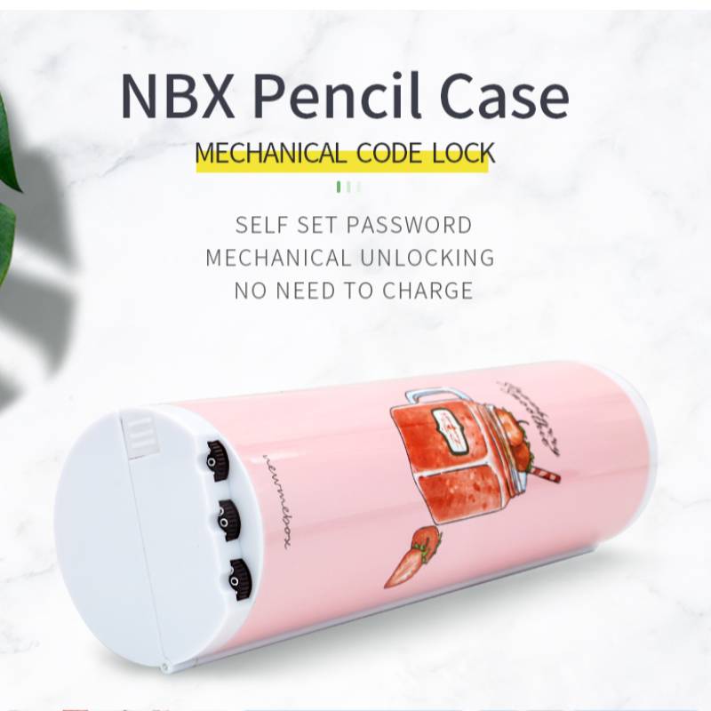 Mekaniska lås i new mebox pennfodral Kawaii skolmaterial