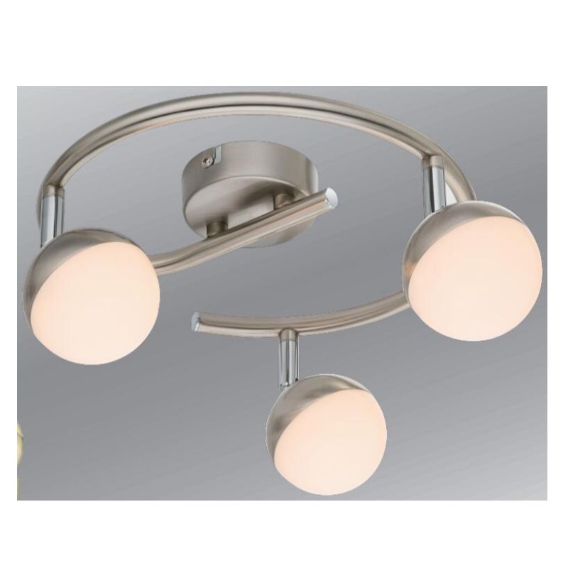 Högspänning LED-spotlight-3, med halvfärgad plastskärm