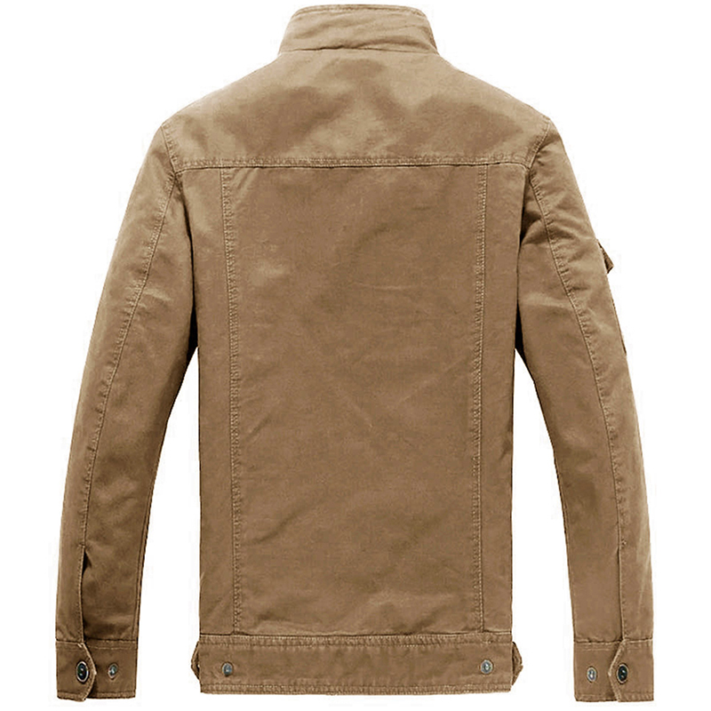Work Fleece Jacket HOT Sale Plain Bomber Pilot Coats Plus Size Thick Warm