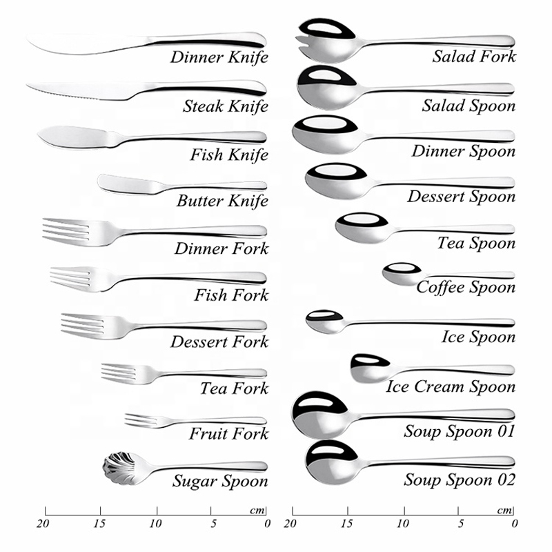 Grossist Gold Silver Silverware 18/8 Golden Western Customs Logo Flatbware Stainless Steel Metal Hotel Restaurang Cutlery Set