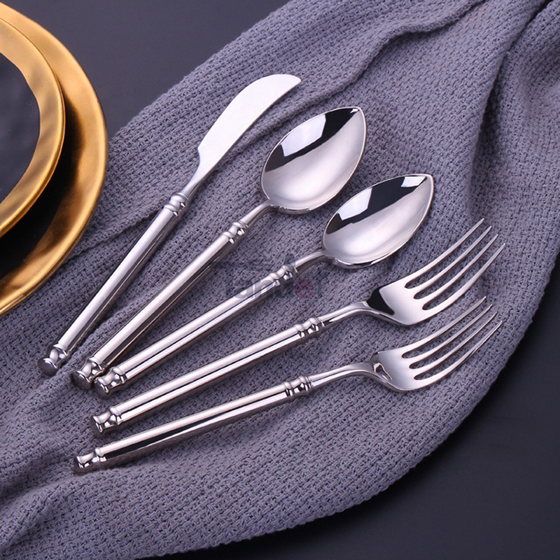 spegelputs 5 färgalternativ rostfritt stål Restaurang Plattformat silver hotellbestick
