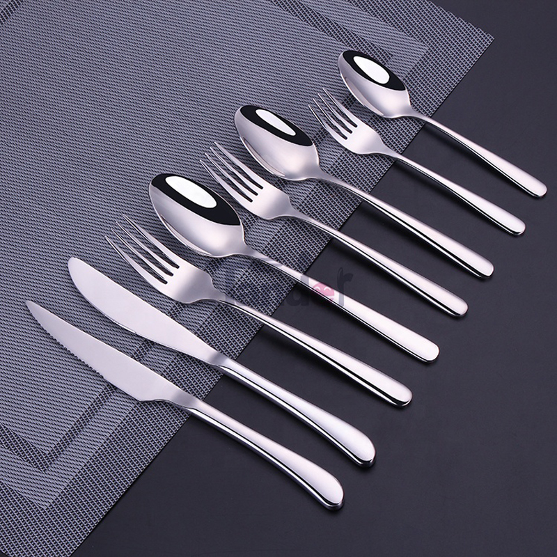 Plattformat Stainless Steel Tableware Metal CutIery for Hotel