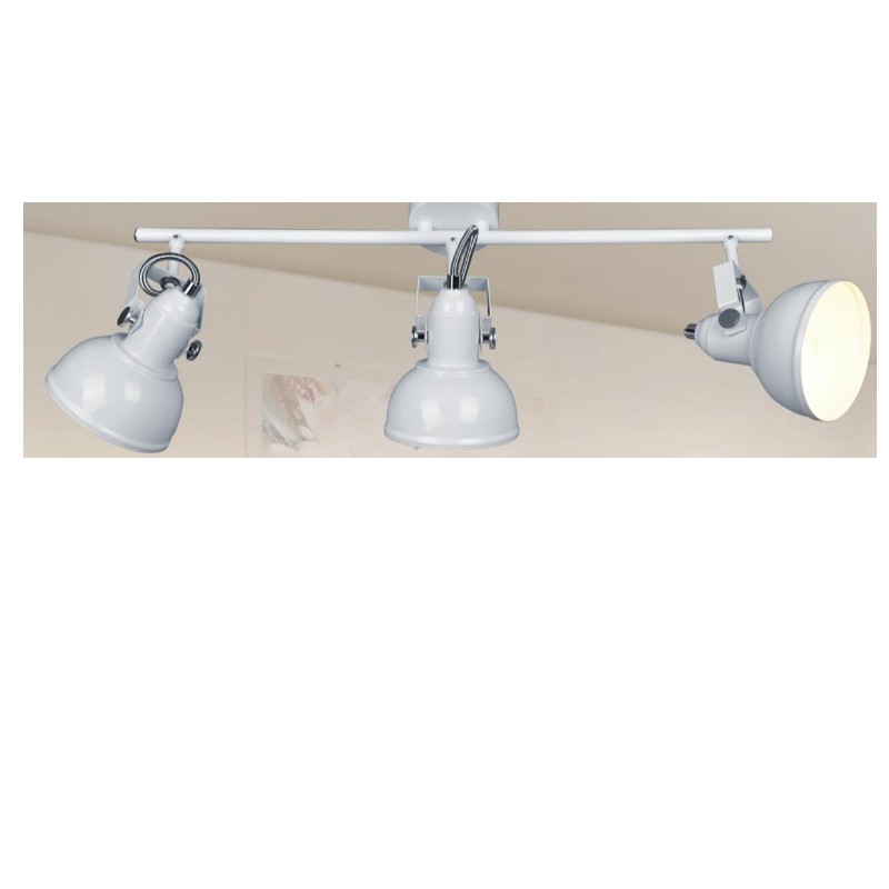 Spot light-3 med metallskärm och U-konsol