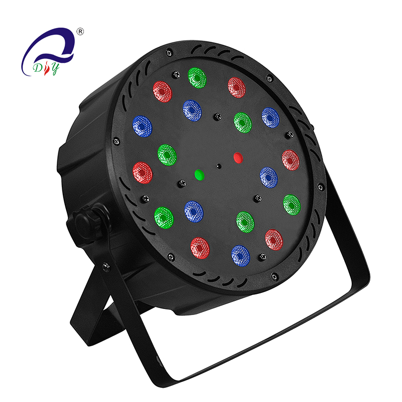 PL103 18PCS RGB LED Laser Par Scene Light för bröllop och fest