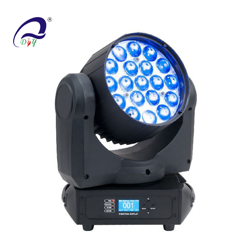 PL-65 19pcs*12W tvätta LED Zoom Flytande Huvudljus för scen och disco