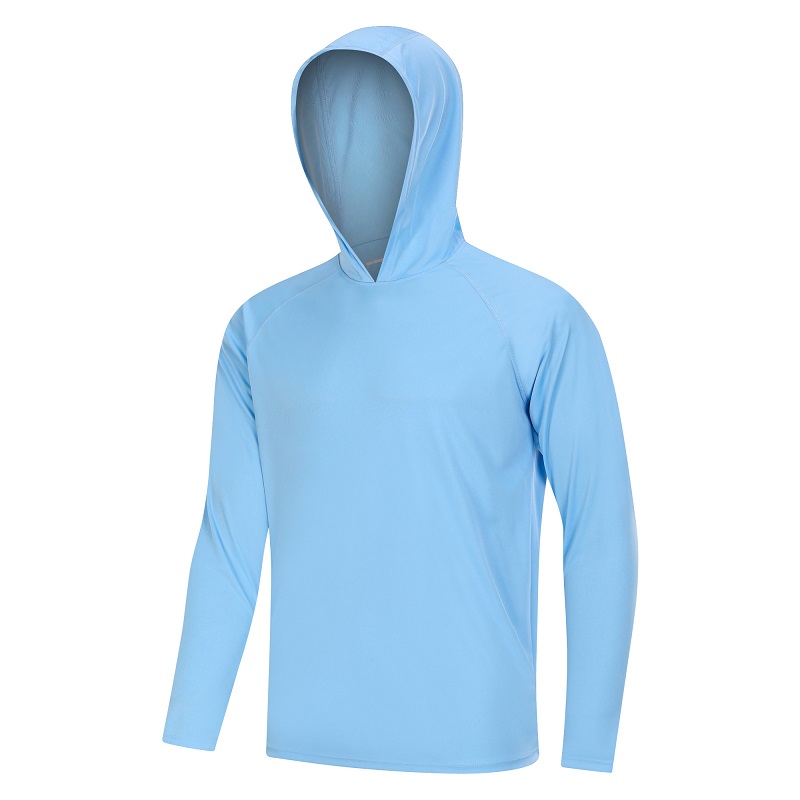 Anpassa herr UPF 50+ solskyddsjacka T-shirt Långärmad klättring Running atletiska skjortor