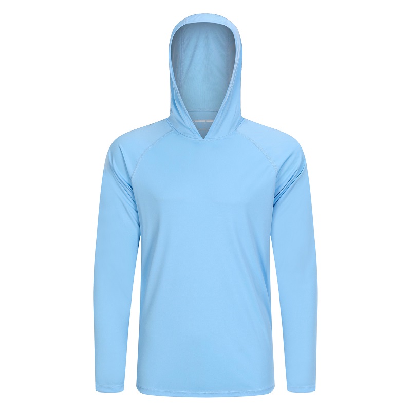 Anpassa herr UPF 50+ solskyddsjacka T-shirt Långärmad klättring Running atletiska skjortor