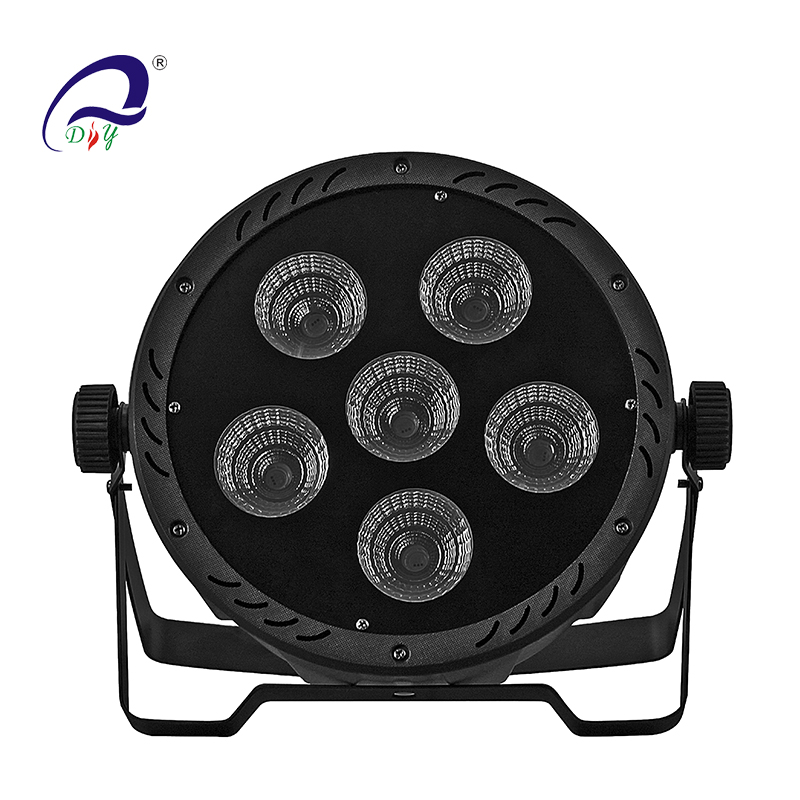PL101 6 STKS LED COB 200W Par Can Light för diskotek