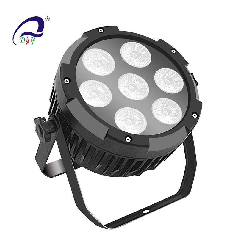 PL17 7PCS Vattentät IP65 LED Par Light