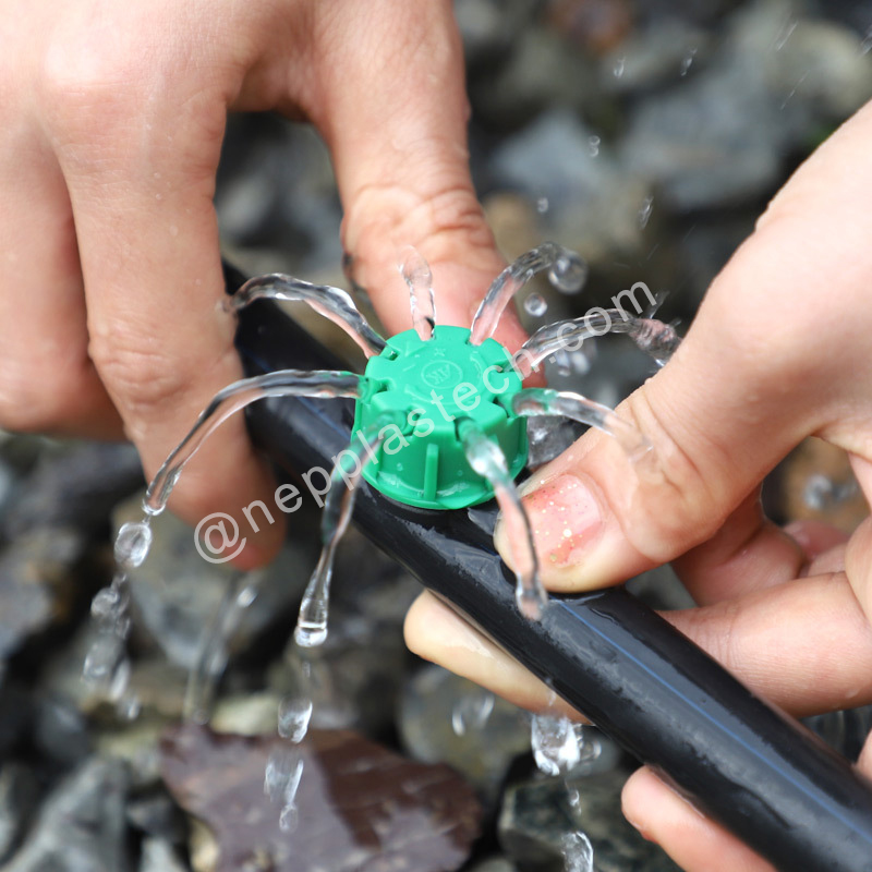 automatisk droppbevattningssystem för justerbar bevattning inline drippers