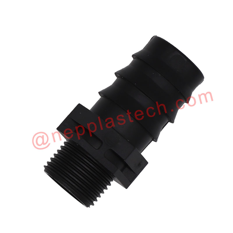 trädgårdsvatten droppbevattning PE-röranslutningar DN20mm droppslangskontakter