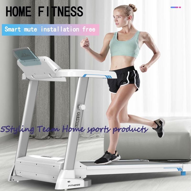 Gränsöverskridande heta nya löpband inhemsk och utrikeshandel intelligent gångmaskin fällbar inomhus multifunktionell fitnessutrustning