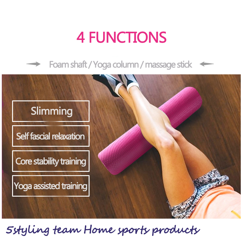 Yoga kolonn 30/45/60/90 cm fitness skumaxel sex hörn fast flytande pilates pilates kolonn