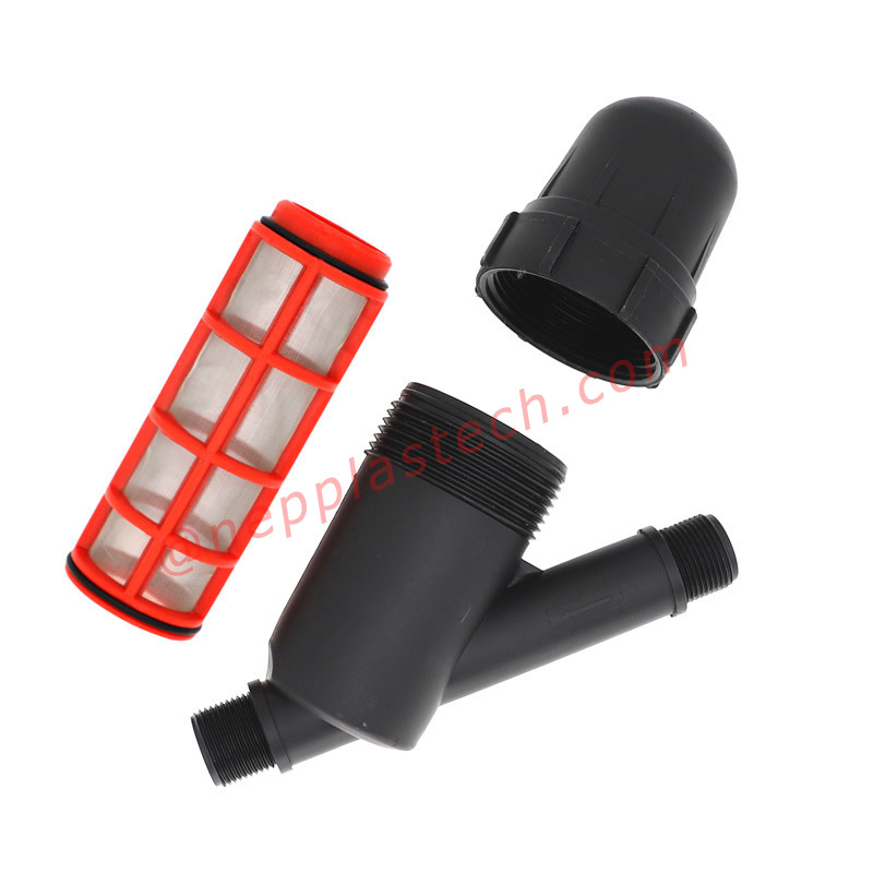 1 tum jordbruk dropp irrigaiton system skivfilter trädgård landskap bevattning skärm filter Y typ