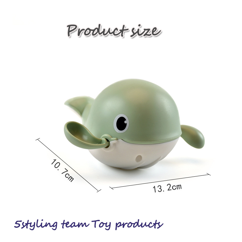 Tiktok baby shower dusch leksak simma Little Turtle leksaker för baby leksaker