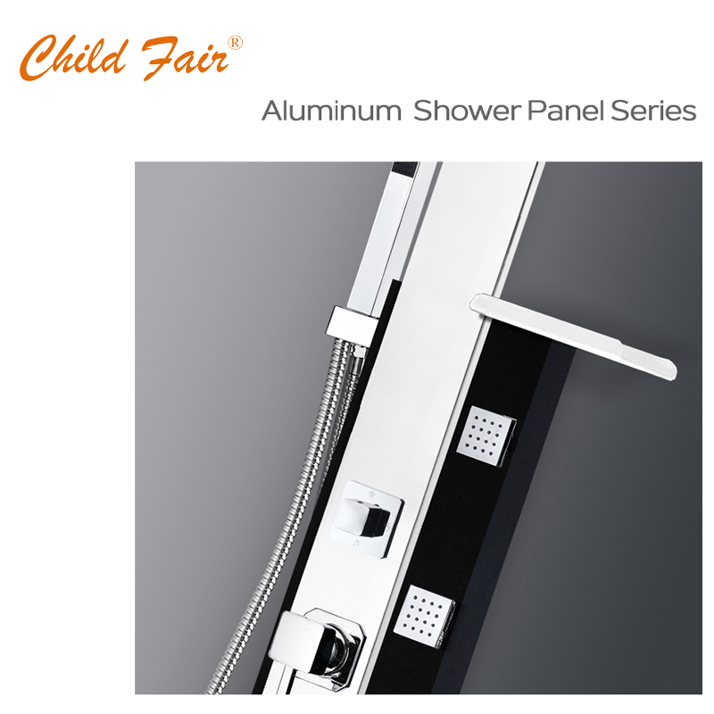 Duschpanel för badrum CF9036, duschpaneler i aluminium, duschpanel för massage