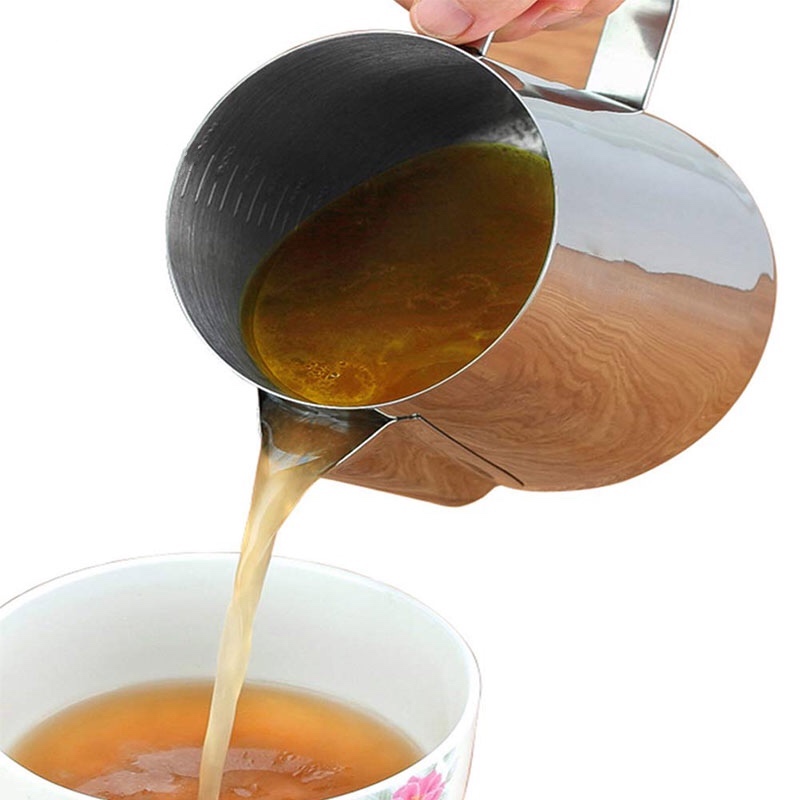 304 Rostfritt stål Kök Oljefilter Skål Soppa Fett Separator Matlagningsverktyg Gravy Fat Separator