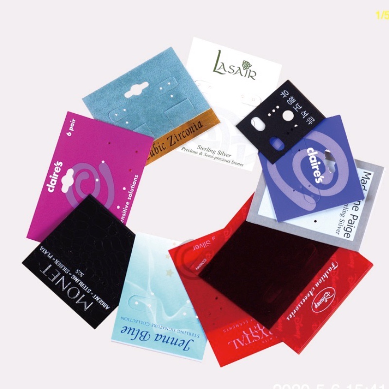 plastkort för smycken