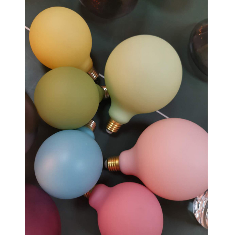 NY design Deco glödlampa E27 ljuslampa för makarondekoration