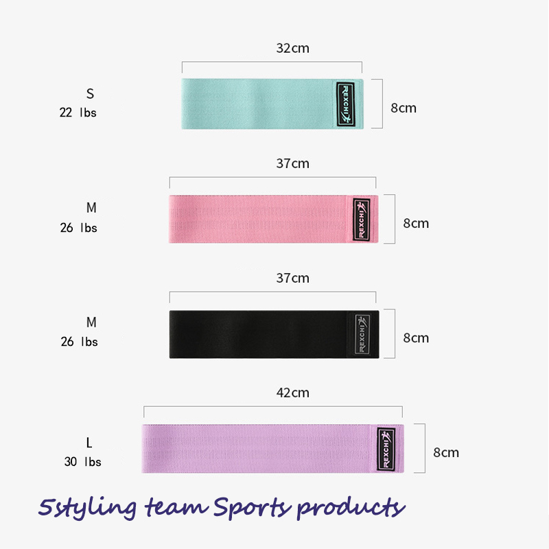 Rexchi \/ Reich yoga med höftring Yoga motstånd med knäböj fitness elastisk band spänning band stickning