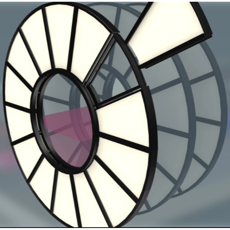 Helt sluten skivfilter