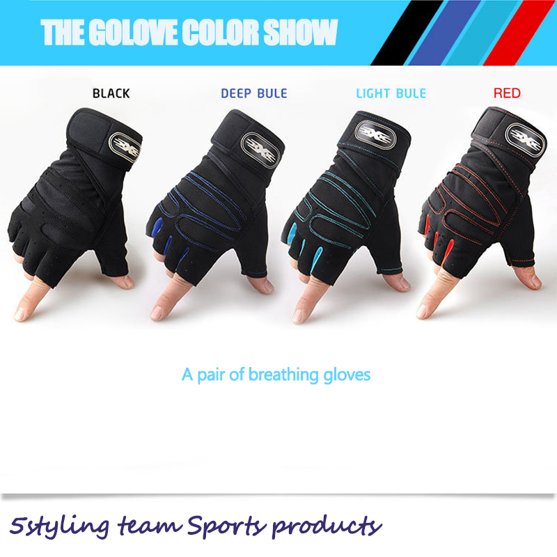 Lyft halva fingerhandskar mäns sport- och fitnessutrustning utomhuscykling cykelhandskar taktisk snabb försäljning utrikeshandel