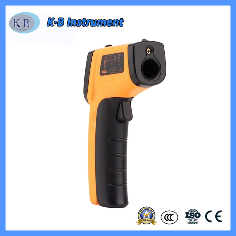 Icke-kontaktbar industriell digital temperaturmätinstrument Laser LCD-bildskärm Digital termometer GM320 Infraröd termometer
