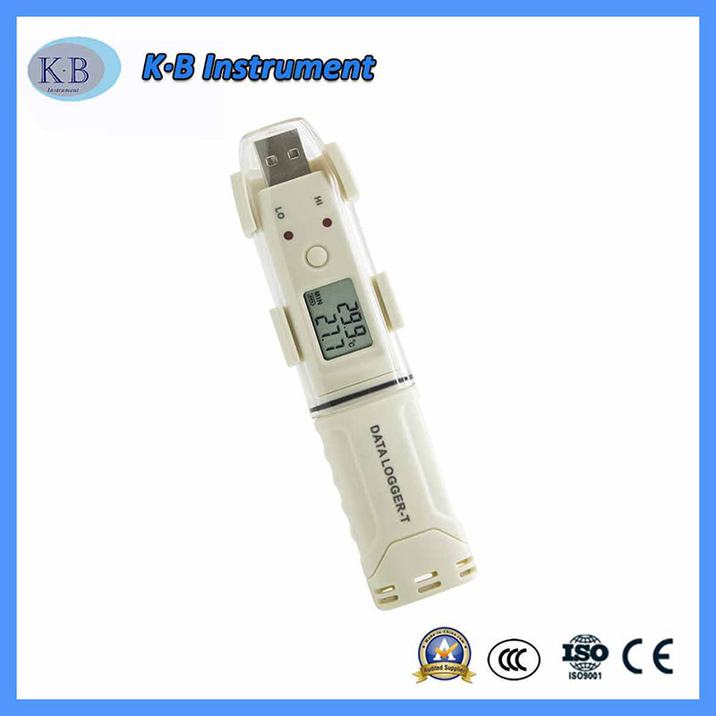 GM1366 USB-minne för digital luftfuktighet och temperaturregistrering Digital Temperaturmätare