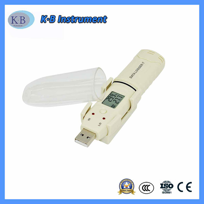 GM1366 USB-minne för digital luftfuktighet och temperaturregistrering Digital Temperaturmätare