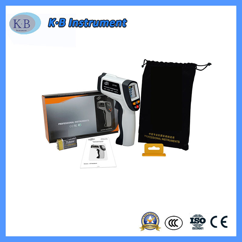 Färgskärm GT750 Infraröd termisk teknik Digital Thermometer China Manufacturer Partihandel för industriell användning